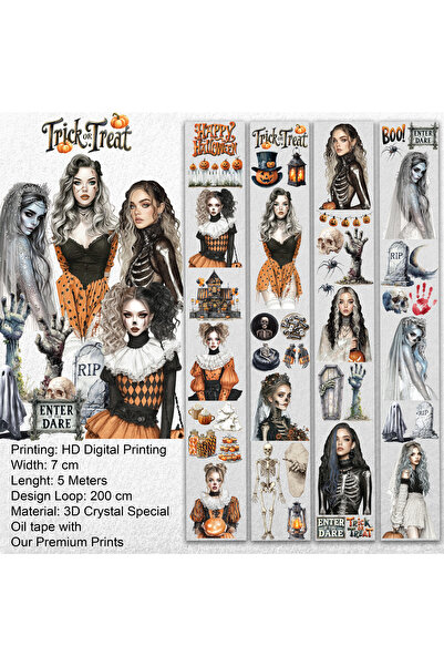 Onwize Scrapbook Secret at the Party-3D Crystal Special Oil tape- Etiket-Pet ...