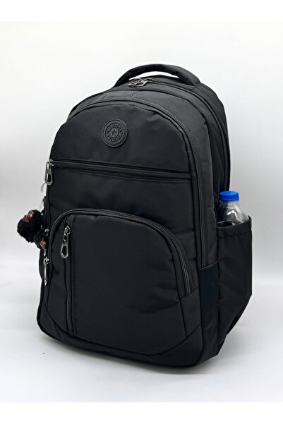 Bevitton Water Resistant Daily Use School Backpack Unisex School Bag 1710 Black Satin