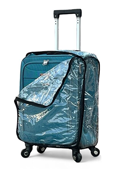ZAAPPY Soft Material 20 Inch (7-10kg) Peacock Blue Luggage With Cover, Ultra Lightweight