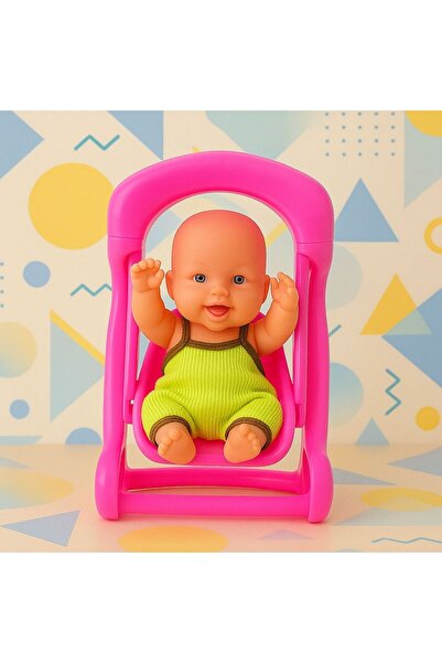 YL Dış Ticaret Fileli Salıncaklı Bebek Oyuncak - Oyuncak Bebek Salıncak Temalı