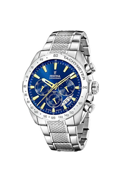 FESTİNA ساعة يد رجالية كرونوغراف خالدة طراز F20668/2