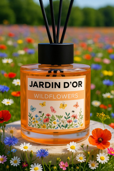 JARDIN D'OR Wildflowers Reed Diffuser / Kır Çiçekleri Çubuklu Oda Kokusu