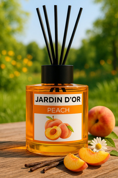 JARDIN D'OR Peach Reed Diffuser / Şeftali Çubuklu Oda Kokusu 120 ml
