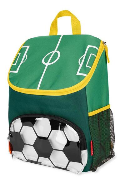 Skip Hop Rucsac de fotbal pentru copii în stil verde Spark