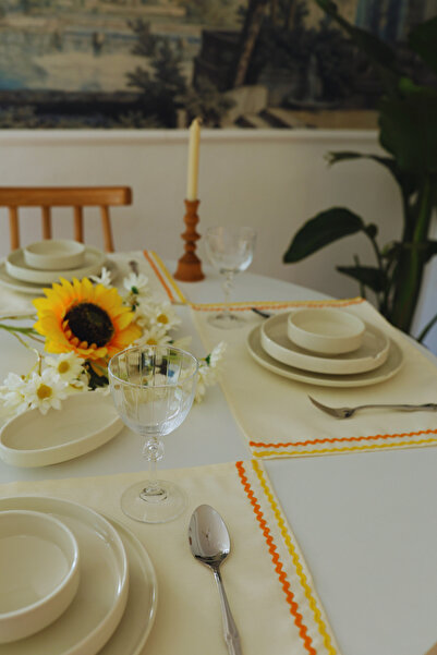 Yakacihome 4-х комплект Ziggy Duck Лляний Пральний Незабруднюючий Бійелі Супла Американський Сервіс 35x50 см