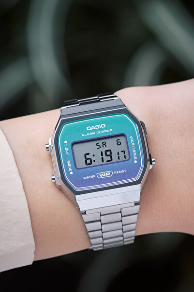 Casio ساعة شبابية عتيقة A168WER-2ADF