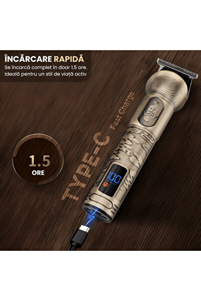 Juls Ηλεκτρική κουρευτική μηχανή υψηλής ποιότητας, ξυράφι ακριβείας με ατσάλινες λεπίδες, 6 κεφαλές κοπής, τεχνολογία