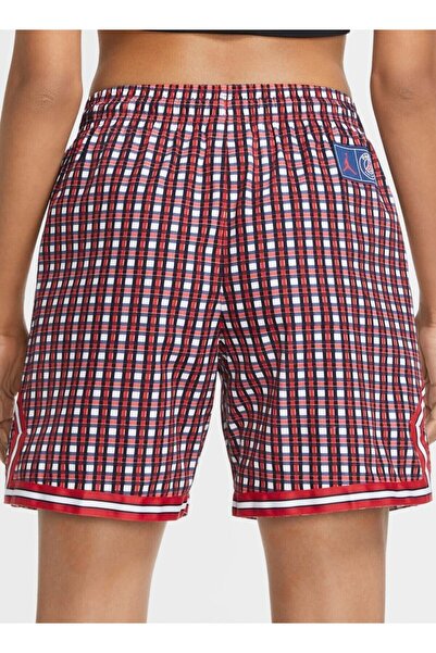 Nike Jordan Paris Saint Germain Womens Woven Short Kadın Dokuma Şort Kırmızı Mavi Beyaz