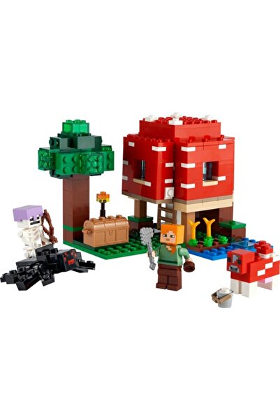 LEGO ® Minecraft® Mantar Evi 21179 Yapım Seti (272 Parça)
