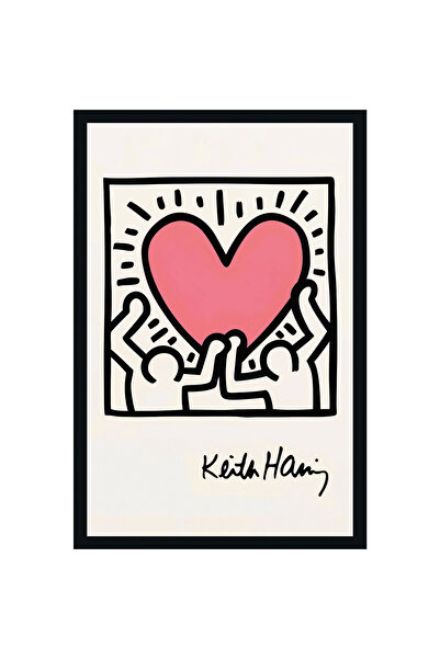 Hi Kami Keith Haring – United Kingdom |   Love and Unity Themed Decorative Art Card & Postcard |   10X15Cm