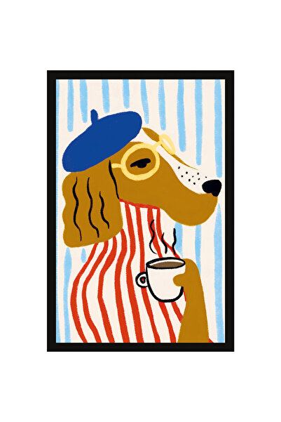 Hi Kami بطاقة ملاحظات هدية مزخرفة بطابع كلب لطيف وبطاقة بريدية |   10x15 سم