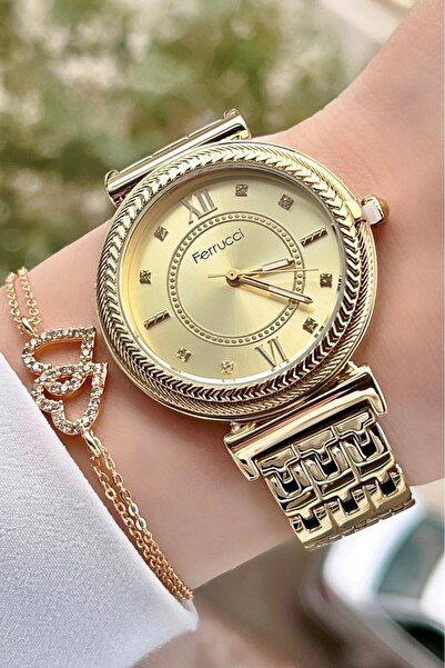 Ferrucci Yellow Color Adjustable Women's Bracelet and Bracelet