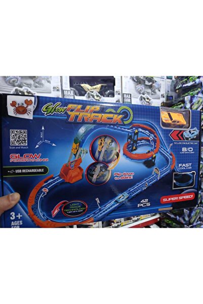 Boratila Toys 42 Parça Aksesuarlı Süper Hızlı Usb Şarjlı Fosforlu Şampiyonluk...