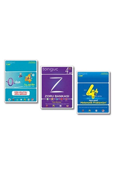Tonguç Yayınları Tonguç 4. Sınıf 0 Dan 4 E Konu Anlatımlı Soru Zoru Bankası S...