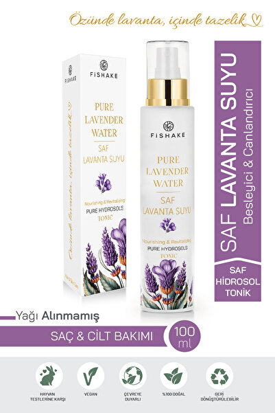 FiShake Lavanta Suyu %100 Saf ve Doğal Canlandırıcı Ve Besleyici Etkili Tonik...