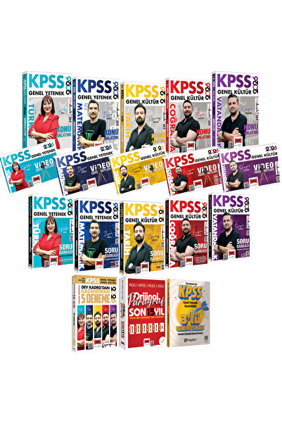 Yargı Yayınları 2026 KPSS Tüm Dersler Konu Anlatımı-Soru Bankası-Video Ders-5...