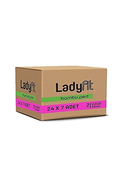 Lady Fit فوط بامبو طويلة 7 قطع × 24 عبوة (168 قطعة)