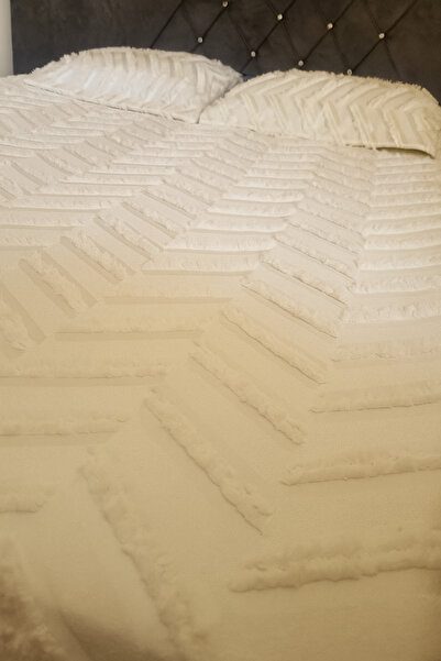 sabuncu tekstıl Cream Color Modern Bedspread