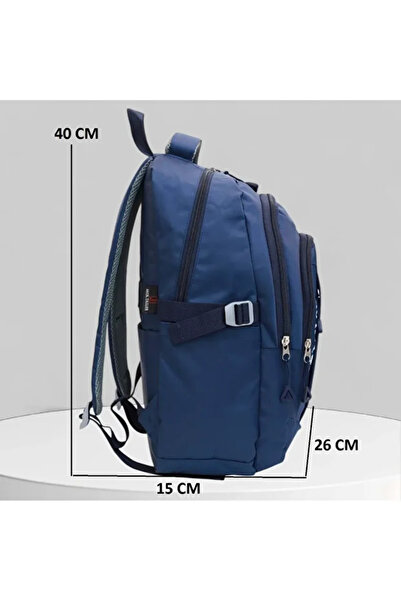 HÜMASHOESS Tablet ve Laptop Bölmeli Çok Cepli Su Geçirmez Okul Çantası Lise ve Ortaokul