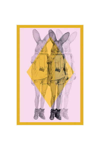 Hi Kami بطاقة ملاحظات هدية مزخرفة ذات طابع مختلط ممتع وأصلي - بطاقة بريدية مقاس 10 × 15 سم