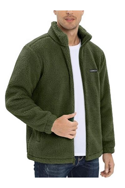GENIUS STORE Oversize Plush Sweatshirt Men's Fleece Sweatshirt Men's Sweatshirt Oversize-Peluss