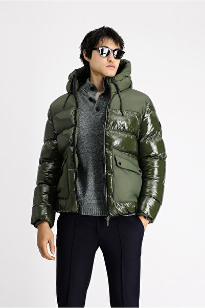 Kiğılı Quilted Sports Puffer Jacket - Hooded