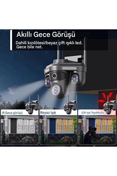 Ventus Avenir AV-S316 4 Kameralı 16MP 3 Ptz Dönebilen Wifi Sesli Kamera