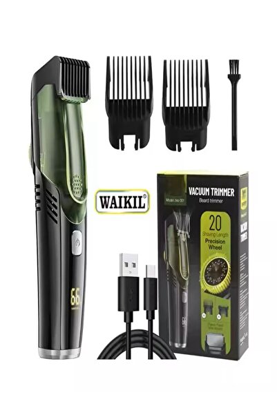 NO BRAND Masina de tuns din otel cu acumulator si aspirator incorporat, timp de functionare 90 minute