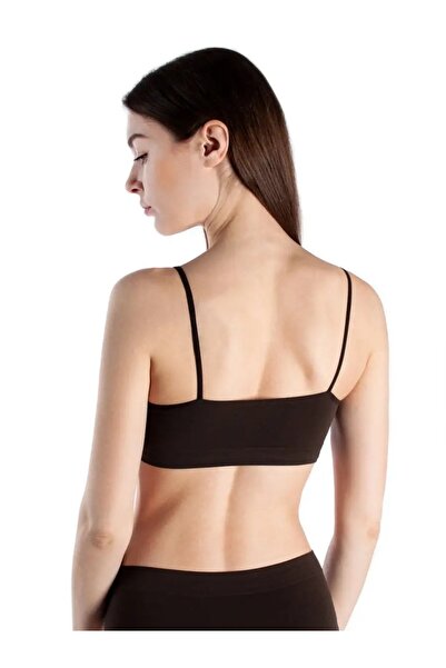 MİSTİRİK Pisun Μοντέλο Μαύρο Σχοινί λουράκι Πλεκτό Σουτιέν Κορσέ - Άνευ ραφής και σύσφιξης