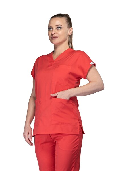 Sarıçiyil Üniforma طبيب ممرضة طوق جراحي واحد أعلى