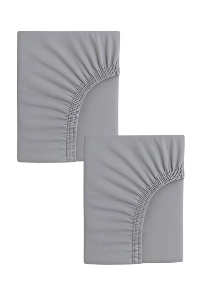 COTENCONCEPT 2 Adet 70 x 120 x 20 cm Anne Yanı Lastikli Penye Kumaş Bebek Çarşafı