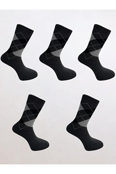 ragistore 5-компонентни безшевни термо чорапи за мъже с тартан мотив