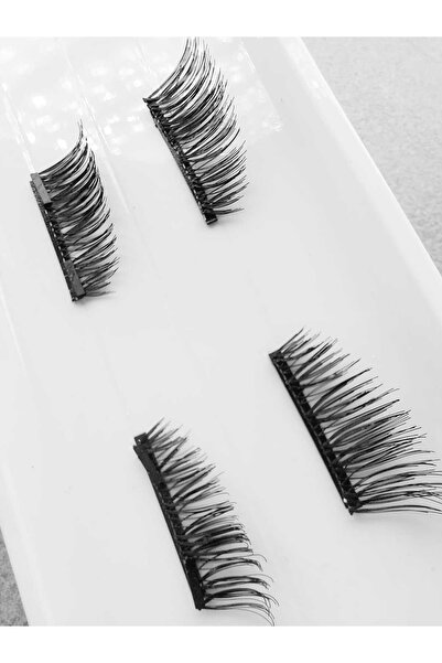 SEVRU Takma Kirpik Manyetik Mıknatıslı Kirpik 2 Çift Yoğun Doğal Görünümlü Kısadan Uzuna No5