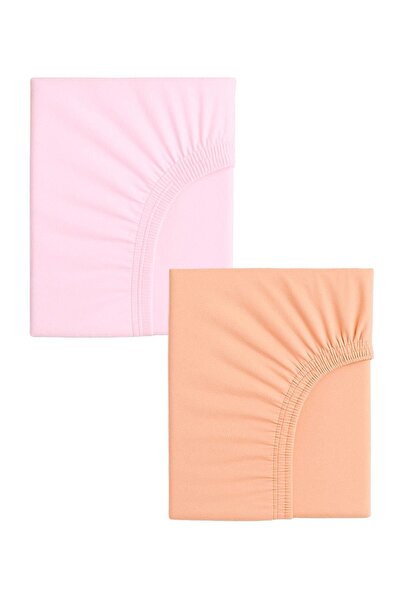 COTENCONCEPT 2 Adet 70 x 120 x 20 cm Anne Yanı Lastikli Penye Kumaş Bebek Çar...