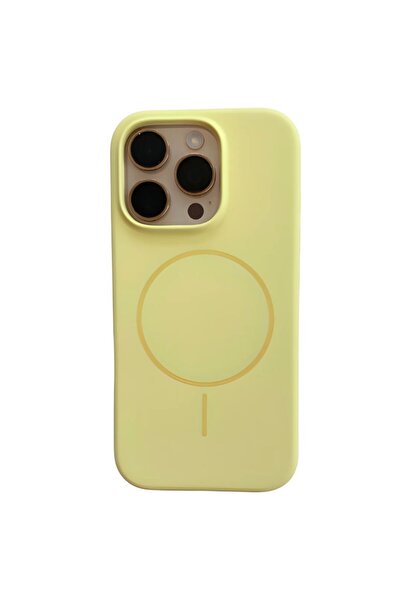 OEM Apple Iphone 16 PRO Case with MagSafe - Silicone, velvety interior, Minimalist design
