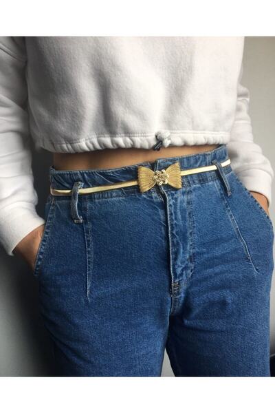 ASLIHAN KEMER Gold Spring Chain Belt