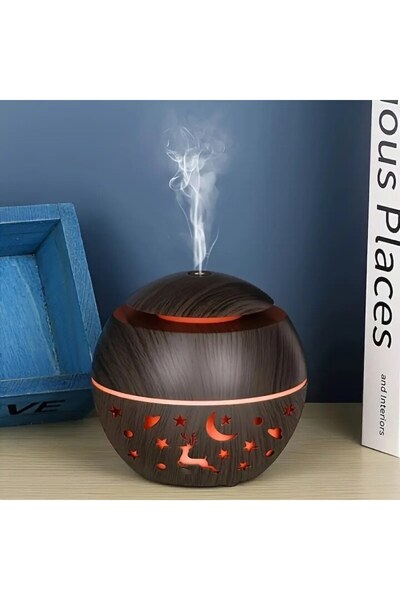 Promagg Ultrasonic Aromatherapy Diffuser and Humidifier with LED, 200 ml, Black