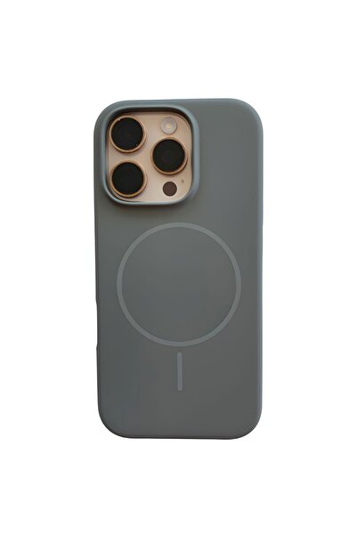 OEM Husa pentru Iphone 14 cu MagSafe - Silicon, interior catifelat, design Minimalist