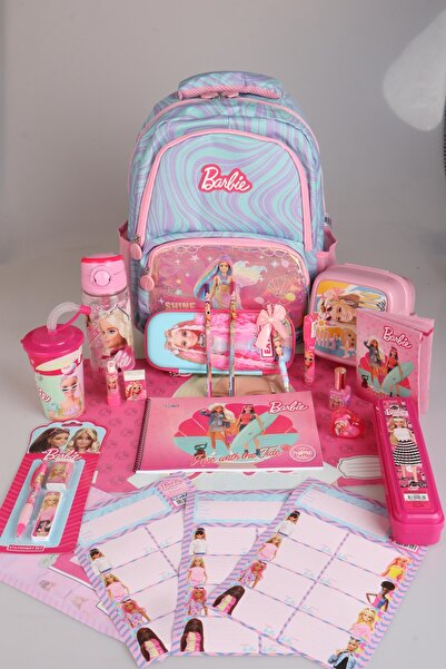 Barbie DEKOMUS İLE YENİ SEZON LİSANSLI BARBIE'NİN DENİZ KIZI RÜYASI KOLEKSİYONU OKUL VE KALEM ÇANTASI İLE 5