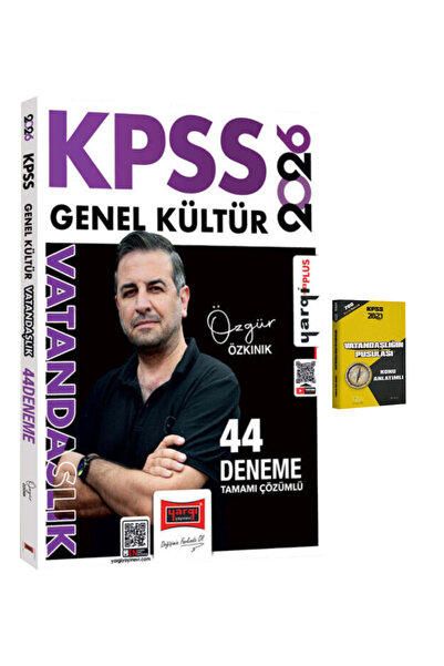 Yargı Yayınları 2026 KPSS Genel Kültür Tamamı Çözümlü Vatandaşlık Deneme | Öz...