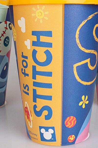 Stitch "Dekomus Pocket Notebook with Gift" Licensed Cup with Straw