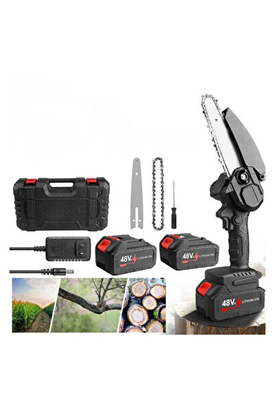 Promagg Μίνι αλυσοπρίονο με 2 μπαταρίες 48 V