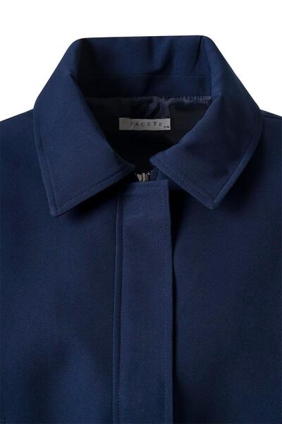 FACETTE Жіноча темно-синя коротка куртка-бомбер Stingray