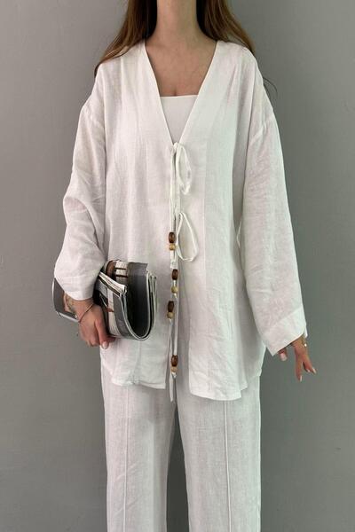 lizge giyim Linen suit