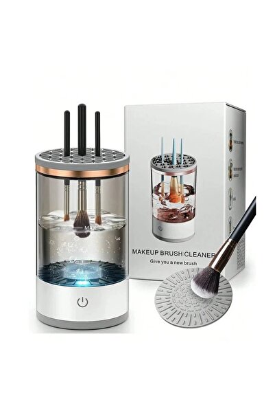 Promagg Συσκευή καθαρισμού πινέλων μακιγιάζ 2 σε 1 - Πλύσιμο και στέγνωμα