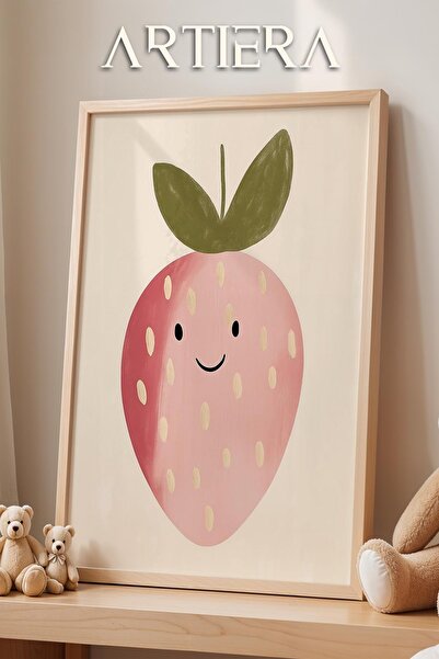 HİGUERA Smiling Strawberry Bohemian Baby Girl Διακόσμηση Παιδικού Δωματίου Ζω...