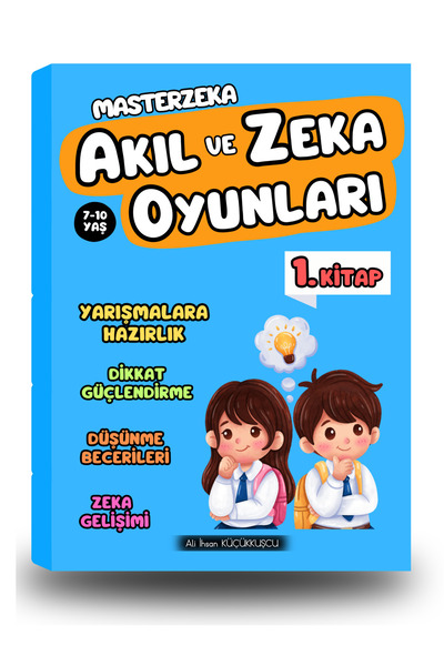 MasterZeka Akıl Zeka Oyunları Kitabı1 -İlkokul 2,3 ve 4 (Master Zeka Zeka oyunları yarışmasına hazırlık kitabı)