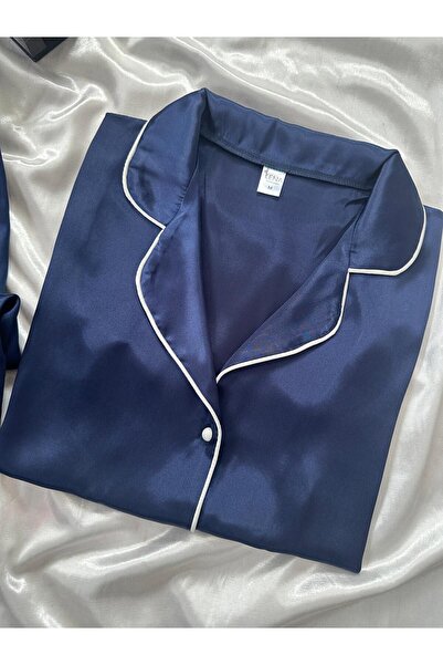 Lena Homewears Moment 4-комплектний сатиновий піжамний комплект - жіночий, на ґудзиках