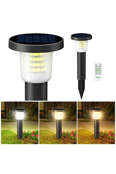 Luminor Set 2 stâlpi solari Giza cu lumină caldă și rece de la LIGHT TO YOUR HEART