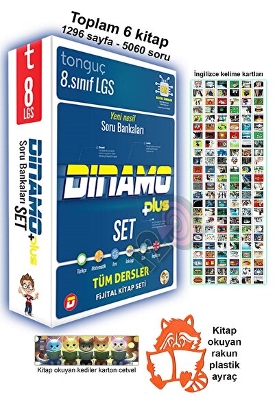 Tonguç Yayınları 8. Sınıf Dinamo Tüm Dersler Soru Bankası Seti